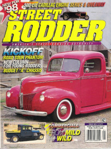 STREET RODDER 1998 JAN - CHEAP LOUVERS MADE, 9" FORD UPGRADE, PIGEON FORGE